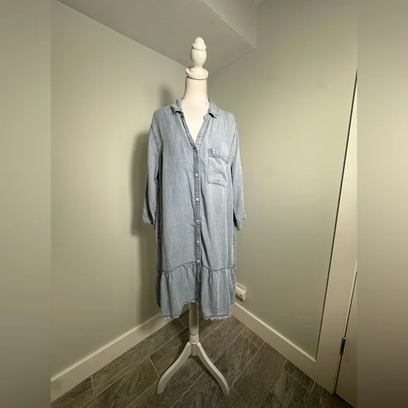 MELISSA NEPTON  Nancy ftencel denim dress  Size XL - Picture 4 of 17